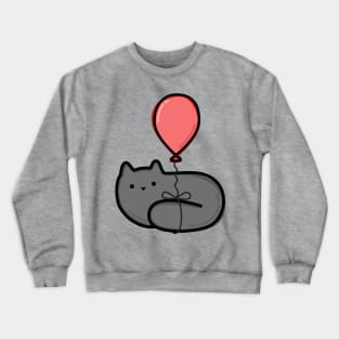 Cute Party Cat Crewneck Sweatshirt